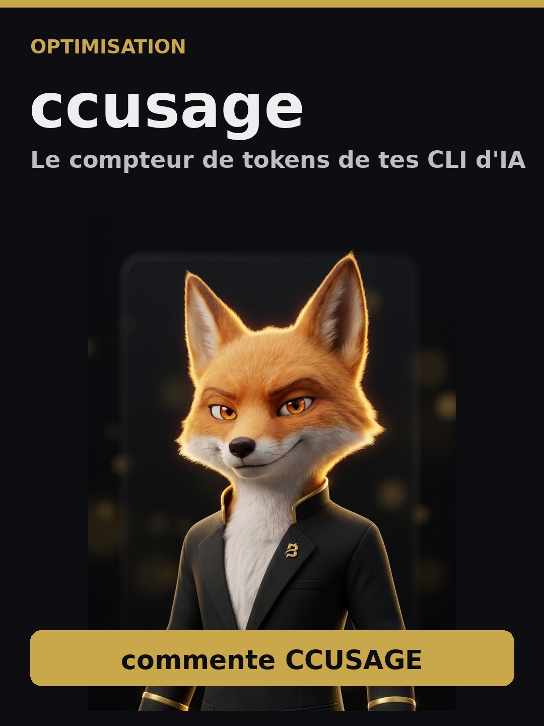 ccusage — le compteur de tokens de tes CLI d’IA