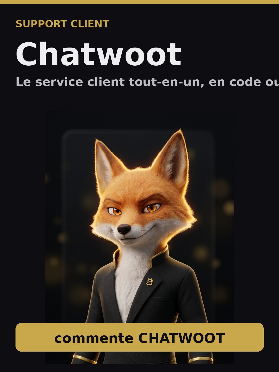 Chatwoot — ton service client tout-en-un, en code ouvert