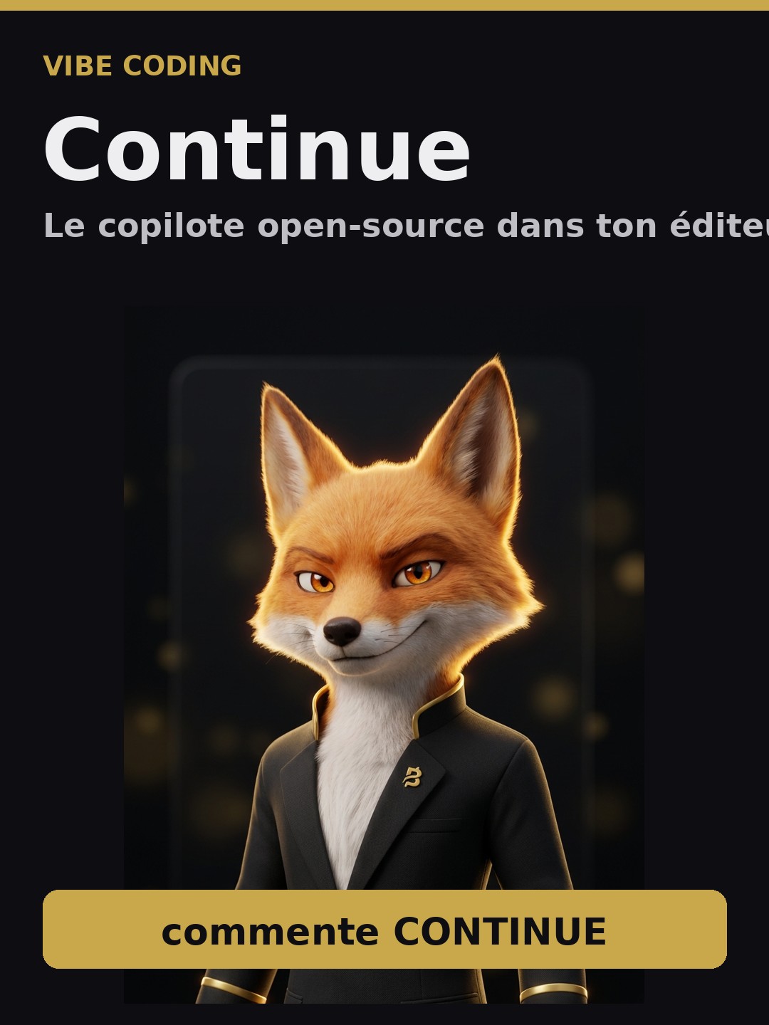 Continue : le copilote de code open-source dans ton éditeur