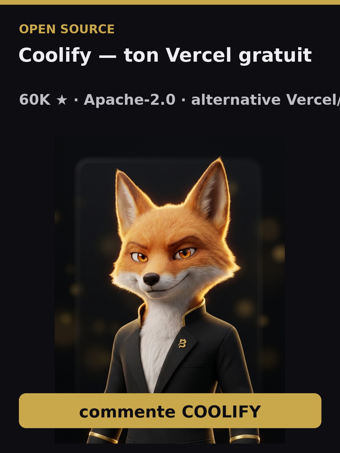 Coolify — ton Vercel gratuit
