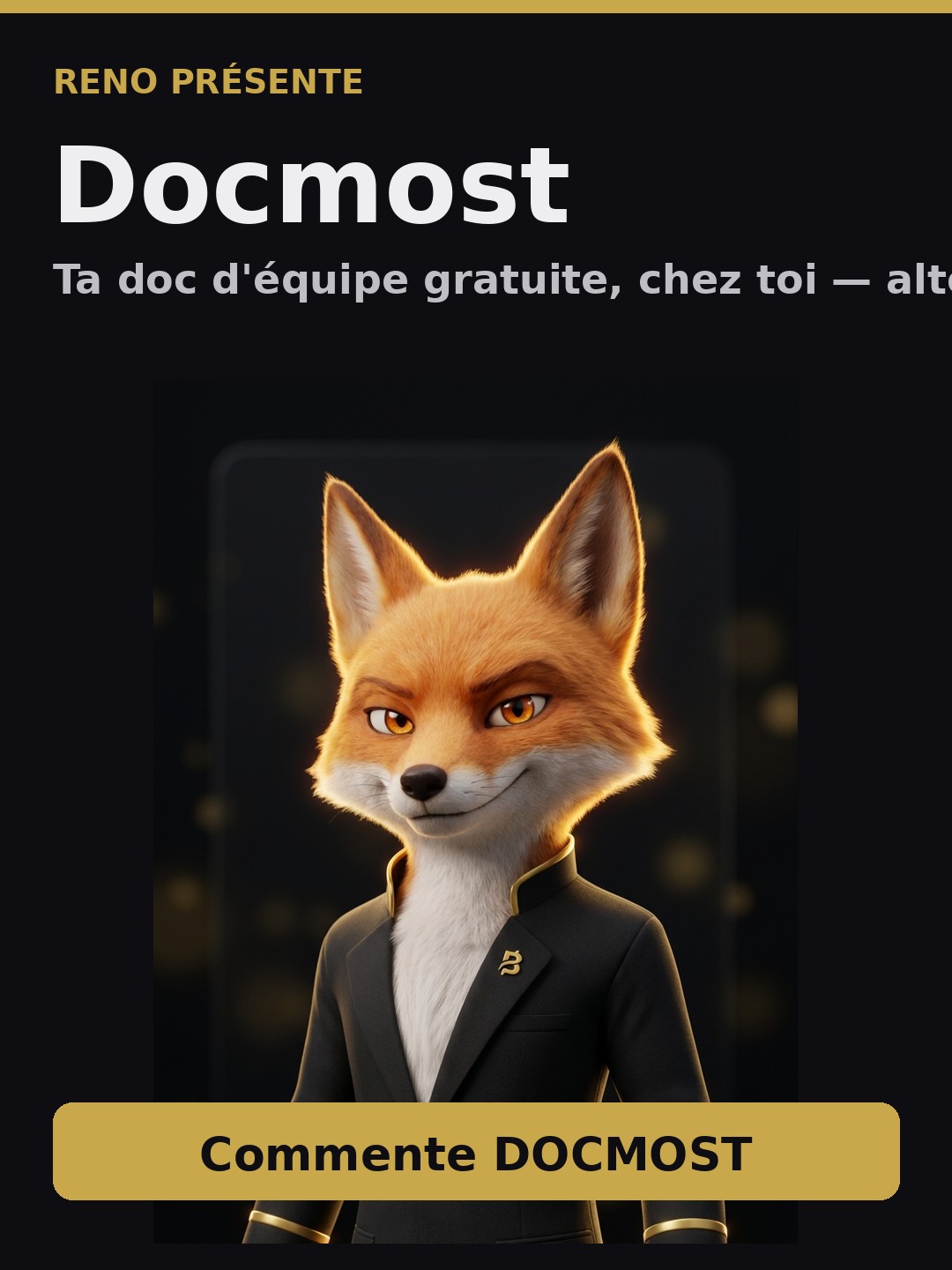 Docmost — ta doc d'équipe gratuite, chez toi